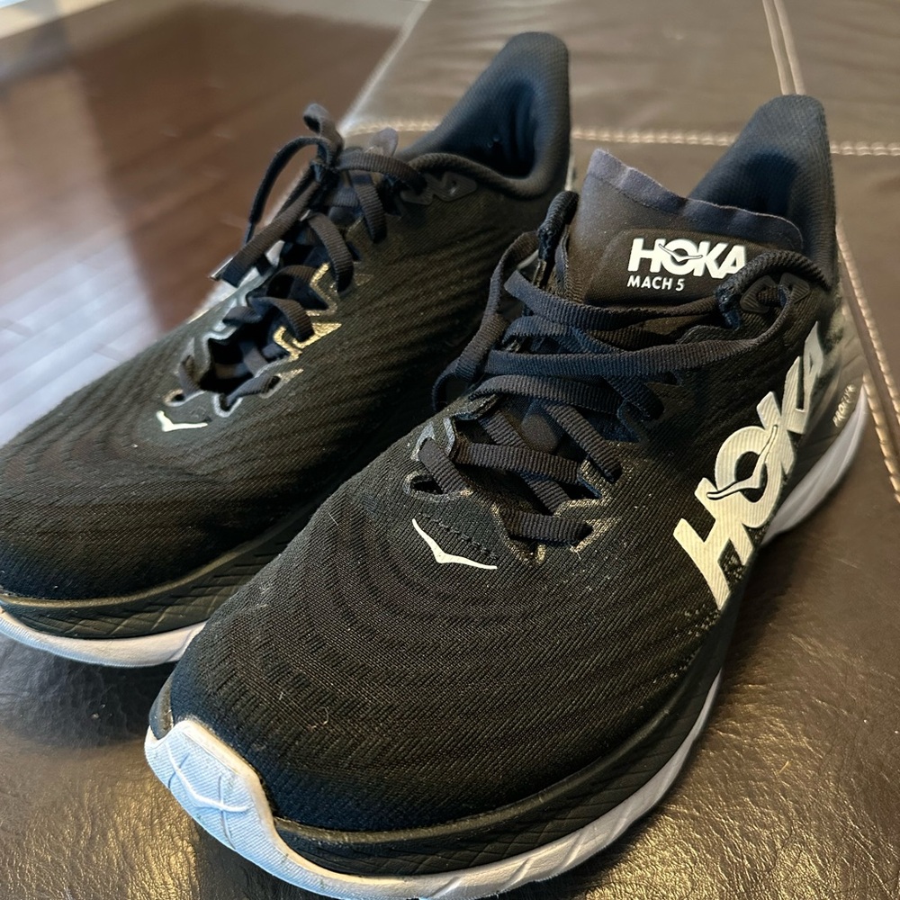 Hoka Mach 5 Black Athletic Shoes